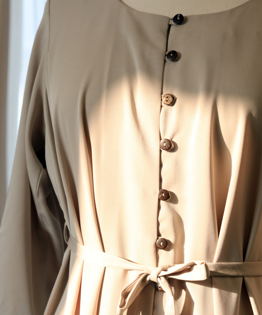 Beige Grace Gown