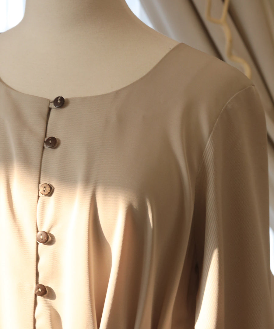 Beige Grace Gown