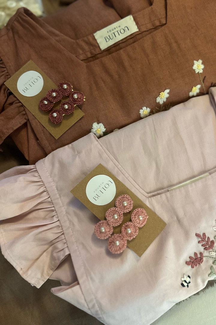 The Sweet Flower Hair Clips