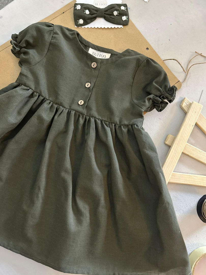 Forest Green Linen