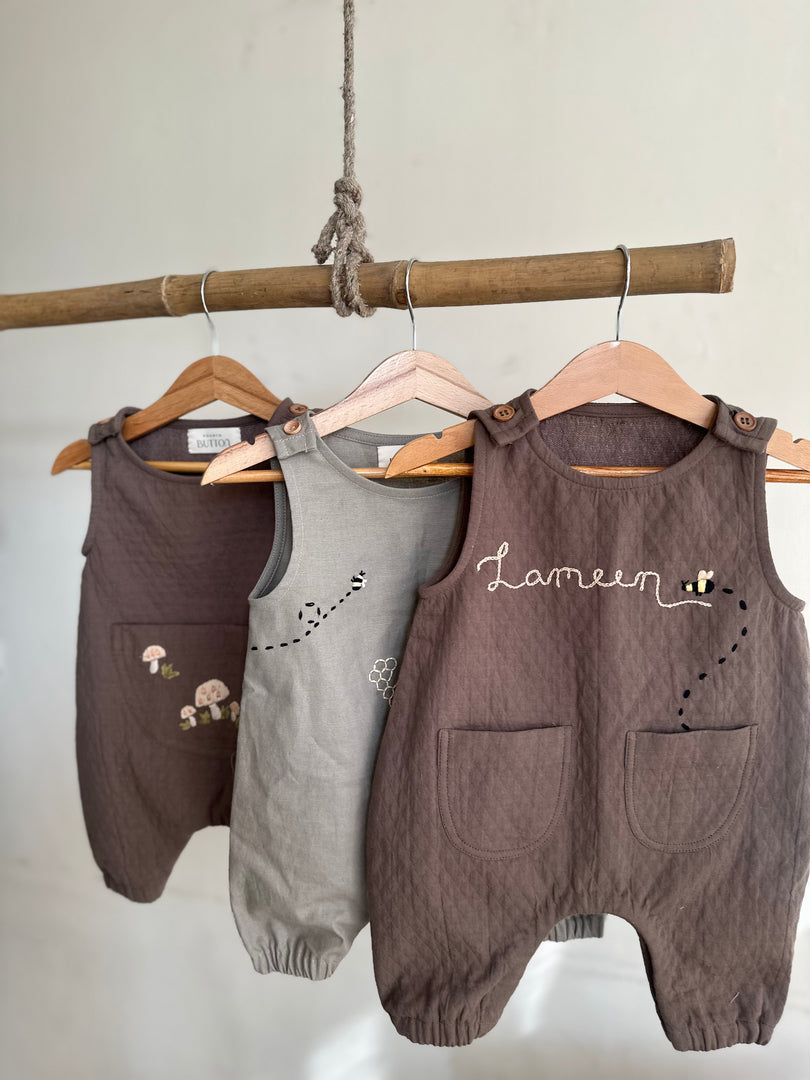 Custom Name Bee Romper